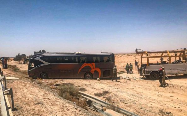 Tragic bus accident on Marrakech-Agadir highway kills two soldiers