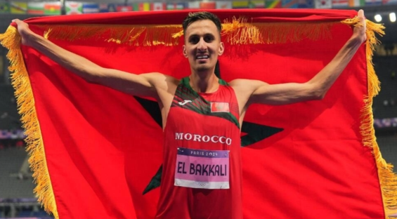 Soufiane El Bakkali wins first gold medal for Morocco at Paris Olympics