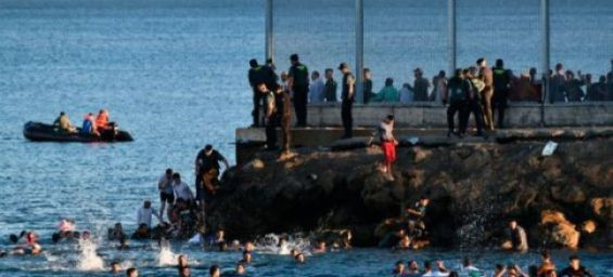 Over 300 migrants thwarted in swim from Morocco to Ceuta