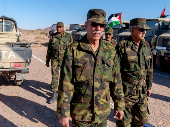 Polisario leader Brahim Ghali. / Ph. DR