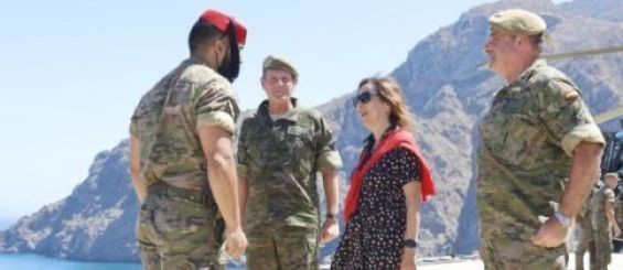Spain's Defense Minister visits Melilla and Mediterranean islets claimed by Morocco