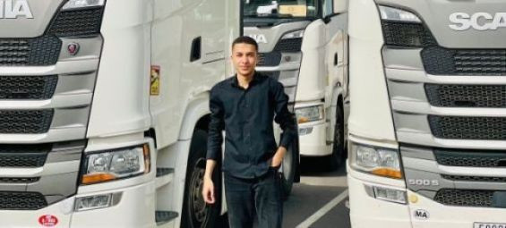 Achraf Moukham, a young trucker who breaks stereotypes in road transport
