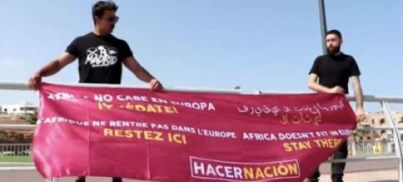 Spanish racist group comes to Morocco to spread anti-migration propaganda