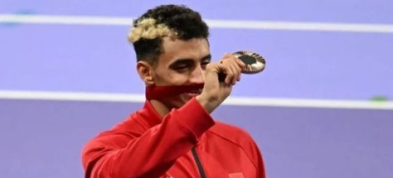 Moroccan runner Aymane El Haddaoui wins bronze at Paralympics