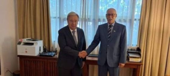Polisario leader meets UN Secretary-General