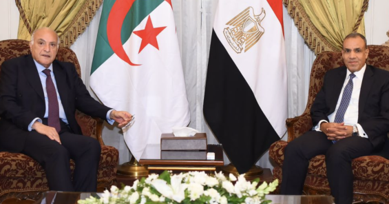Egyptian FM meets Algerian counterpart following talks with Morocco