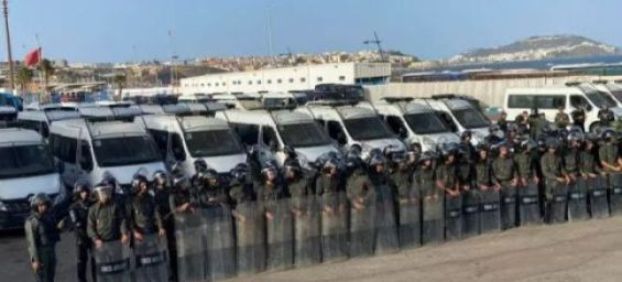 Moroccan forces thwart another migrant entry into Ceuta on Monday