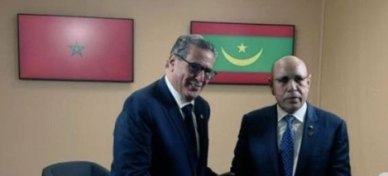 Morocco-Mauritania : Ould El Ghazouani and Akhannouch hold talks in France