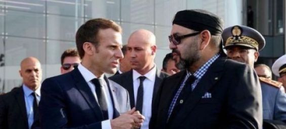 French President Emmanuel Macron in a previous visit to Morocco. / Youssef Boudlal- Reuters