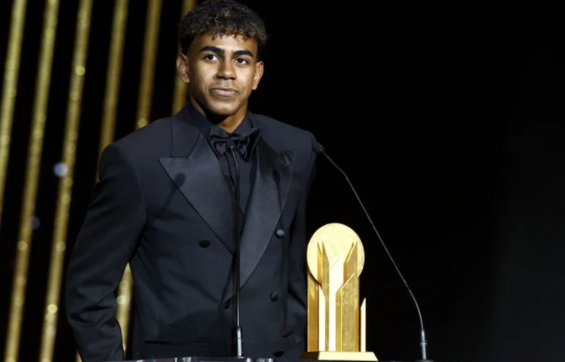 Lamine Yamal wins Kopa Trophy, named world's best young player