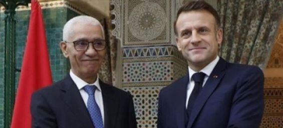 Emmanuel Macron receives the Presidents of both Houses of Moroccan Parliament