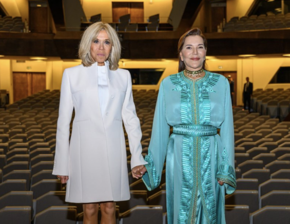 Princess Lalla Hasnaa and Brigitte Macron inaugurate the Royal Theater in Rabat