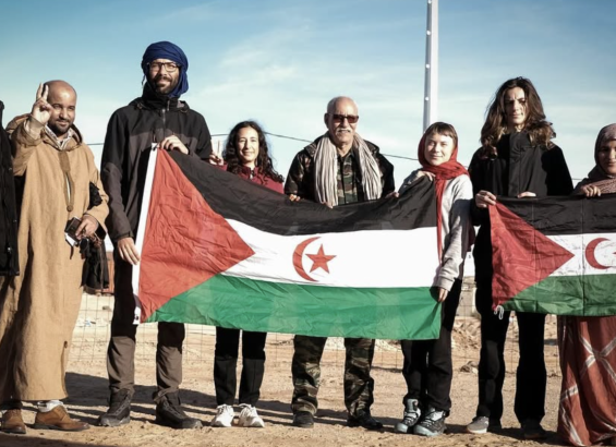 Greta Thunberg in the Tindouf Camps in January, 2025. / Ph. Instagram