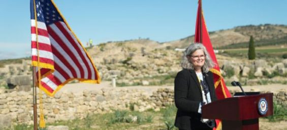 Aimee Cutrona, Chargé d’Affaires at the U.S. Embassy in Morocco. / Ph. DR