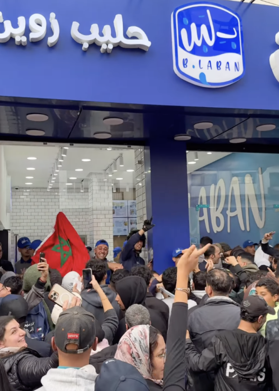 Resellers turn B.Laban's long lines into a side hustle in Casablanca