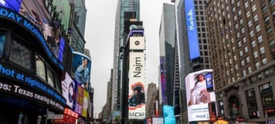 Moroccan rapper Najm celebrates Spotify milestone with giant portrait in Times Square