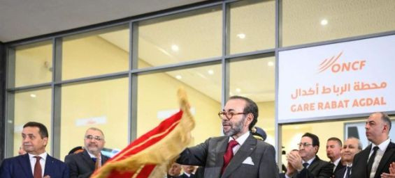الملك  محمد السادس يعطي بالرباط انطلاقة أشغال إنجاز الخط السككي فائق السرعة LGV الرابط بين القنيطرة ومراكش