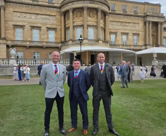 Wayne Ward, Ian McGee and Richard Cutler were all recognized for their work. /Ph.  LFRS