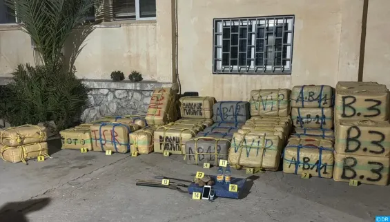 Moroccan police foil attempt to traffic 3.85 tonnes of chira near Oued Zem