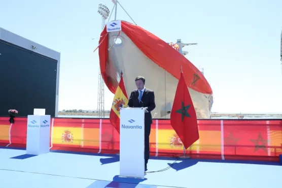 Espagne : Mise à flot du patrouilleur commandé par la Marine royale marocaine