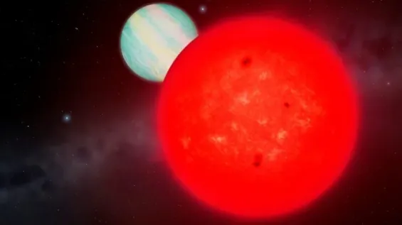 An international team of astronomers said on June 4, 2025, that they’ve found a giant planet around a tiny star. The discovery challenges theories of planet formation. / Ph. University of Warwick/ Mark Garlick/ University of Liège.
