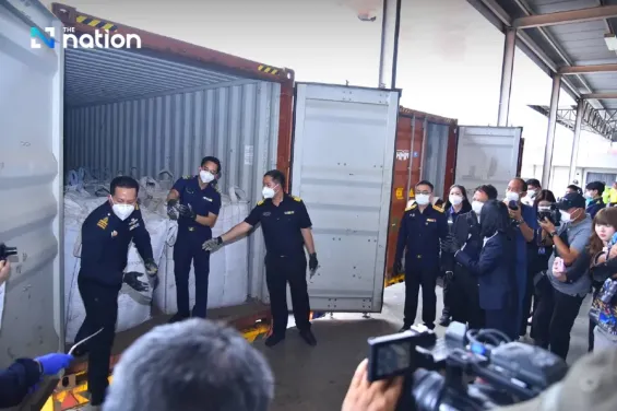Thailand Seizes Over 700 Tonnes of Hazardous Waste Shipped from Morocco. / Ph. The Nation