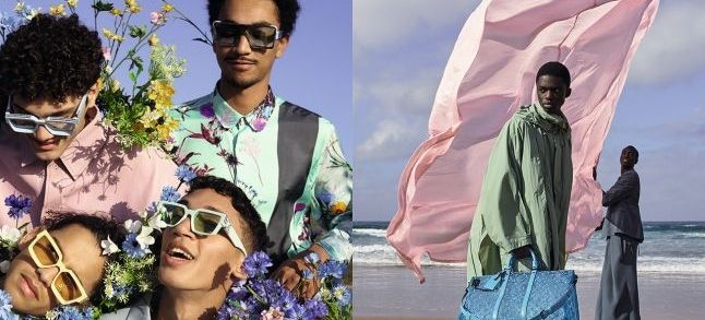 Louis Vuitton's spring collection for men shot in Morocco. / Viviane Sassen-Louis Vuitton