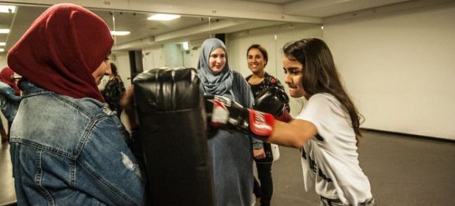 Girls training at the SaSafit association in the Netherlands./Ph. DR