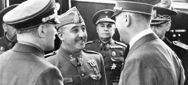 Spanish ruler Francisco Franco and Hitler./Ph. DR
