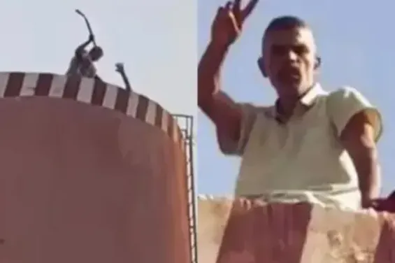 بعد أيام من الاعتصام فوق خزان مائي.. شخص يُنهي احتجاجه بمحاولة انتحار ببني ملال