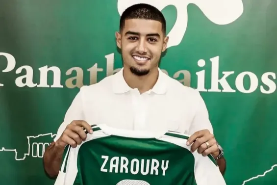 Moroccan attacking midfielder Anass Zaroury joins Panathinaikos on loan from RC Lens