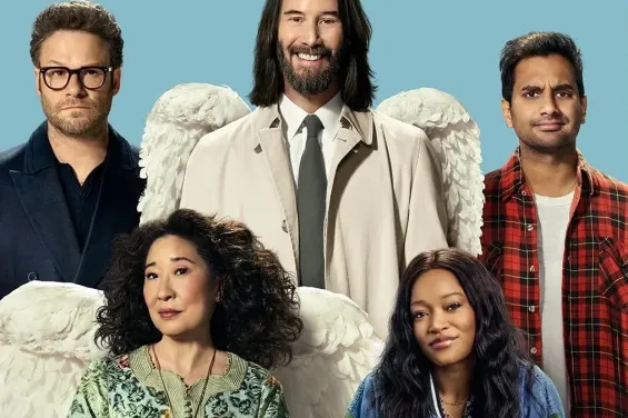 Moroccan caftan featured in poster for Keanu Reeves’ new comedy «Good Fortune»