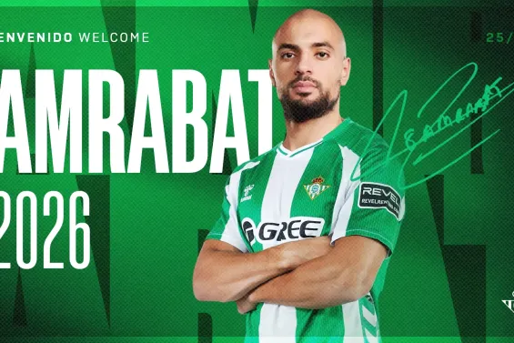Moroccan international Sofyan Amrabat joins Real Betis on season-long loan