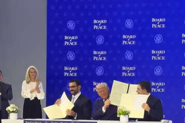 Morocco FM Bourita signs Board of Peace charter in Davos with Trump