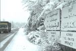Maroc : Chutes de neige et fortes pluies parfois orageuses de jeudi à vendredi