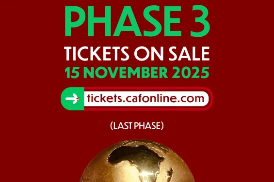 Last phase of AFCON Morocco 2025 ticket sales to open on Saturday