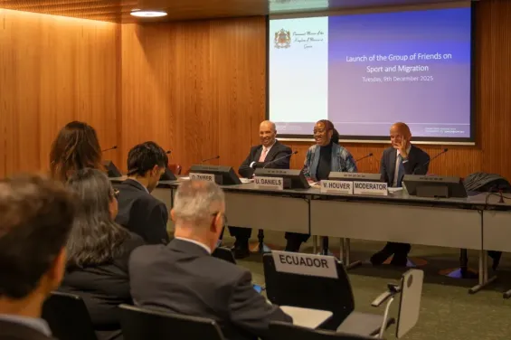Morocco and IOM launch global initiative using sport to support migrants