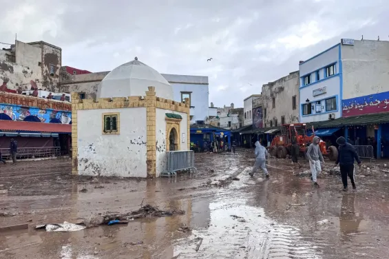 Safi’s Old Medina was the hardest hit on Sunday as torrential rain exceeded 60 mm in three hours
