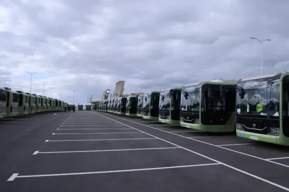 154 new buses rolled out in Fes to upgrade the city's urban transport system