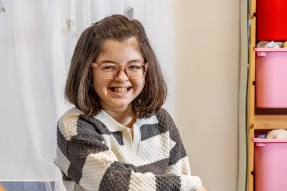 Hafsa, an 11-year-old Moroccan in critical need of a transplant.  / ph. DR