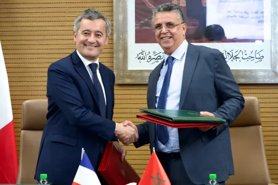 French Justice Minister Gérald Darmanin visits Morocco
