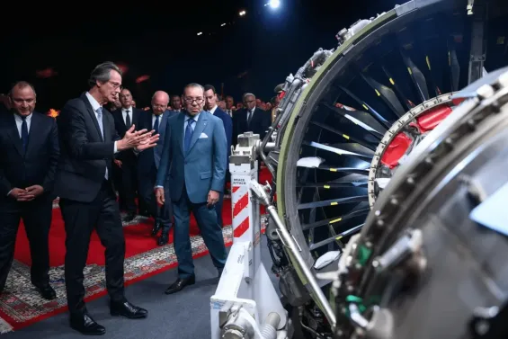 King Mohammed VI launches €280 million Safran landing gear plant in Nouaceur