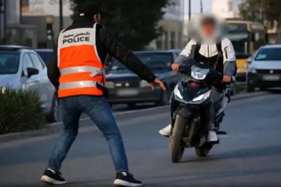 Casablanca: Motorcyclist investigated after deliberately hitting police officer