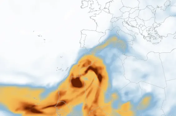 Saharan dust from Morocco sweeps across Europe, NASA says