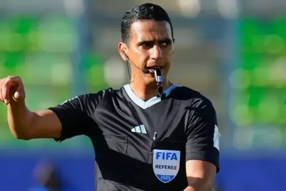 Moroccan referee Jalal Jayed. / Ph. DR