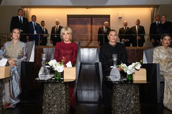 Princesses and Brigitte Macron grace Rabat's Royal Theatre opening with cultural celebration