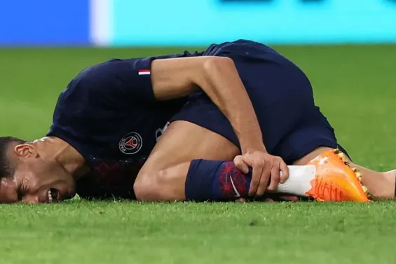 Hakimi sidelined for up to three weeks with hamstring injury