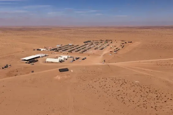 The Cap Draa Training Area in Morocco. / Ph. DR