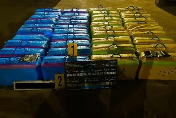 Morocco seizes nearly 1.9 tonnes of cannabis resin in two anti-trafficking operations