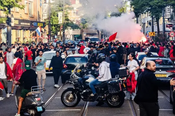 Rotterdam closes city center streets ahead of Morocco-Canada World Cup clash